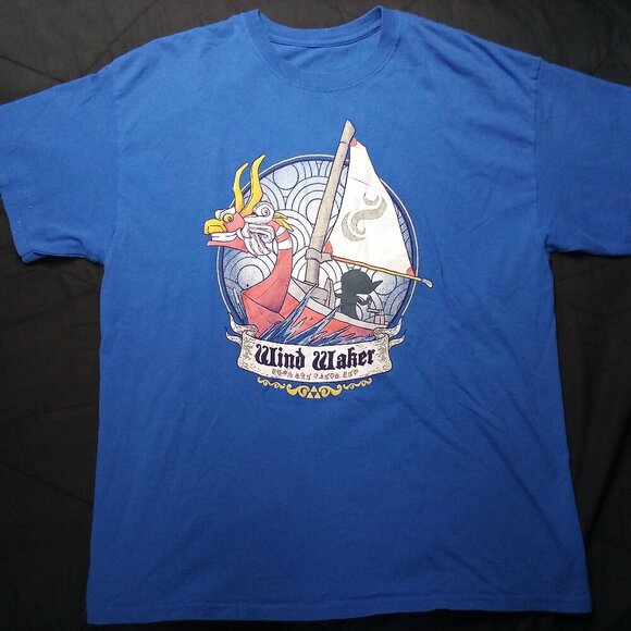 Vintage Legend Of Zelda Wind Waker T-Shirt - Picture 2 of 5